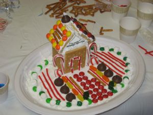 Gingerbread House Building 2009